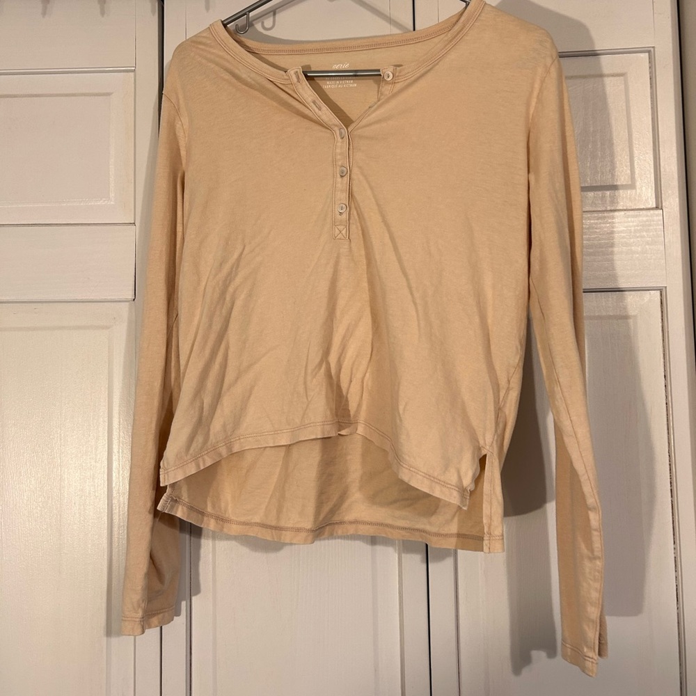 Aerie button up long sleeve